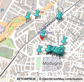 Mappa Via XX Settembre, 70026 Modugno BA, Italia (0.2375)