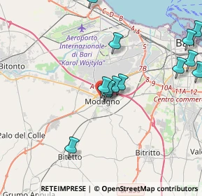 Mappa Via XX Settembre, 70026 Modugno BA, Italia (4.48231)