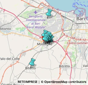 Mappa Via XX Settembre, 70026 Modugno BA, Italia (1.37818)