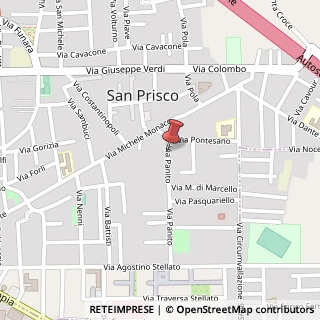 Mappa Via Parito,  13, 81054 San Prisco, Caserta (Campania)