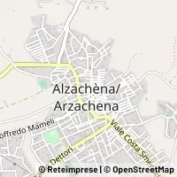 नक्शा Arzachena
