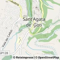 Kaart Sant'Agata de' Goti