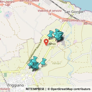 Mappa Triggiano, 70019 Triggiano BA, Italia (0.8825)