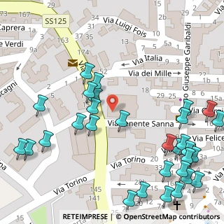 Mappa Galleria Dettori Fronte Banco di Sardegna, 07021 Arzachena SS, Italia (0.07667)