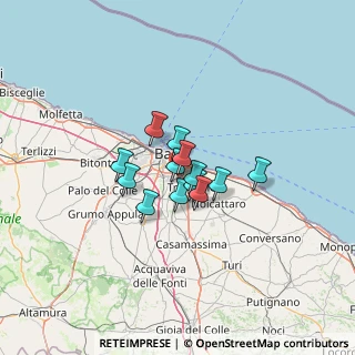 Mappa SP 80, 70125 Bari BA, Italia (7.83154)