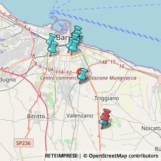 Mappa SP80, 70125 Bari BA, Italia (3.94846)