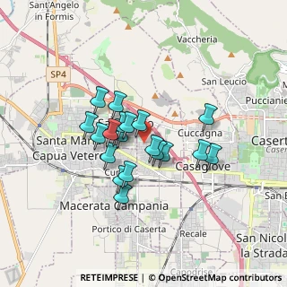 Mappa Via P. A. Iannotta, 81020 Casapulla CE, Italia (1.3585)