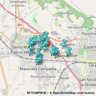Mappa Via P. A. Iannotta, 81020 Casapulla CE, Italia (1.3135)