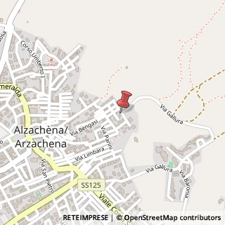 Mappa Via Arturo Toscanini, 07021 Arzachena SS, Italia, 07021 Arzachena, Sassari (Sardegna)