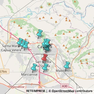 Mappa Via Tiziano, 81100 Caserta CE, Italia (3.23615)