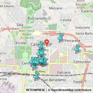 Mappa Via Tiziano, 81100 Caserta CE, Italia (1.05357)