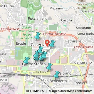 Mappa Via Tiziano, 81100 Caserta CE, Italia (0.90636)