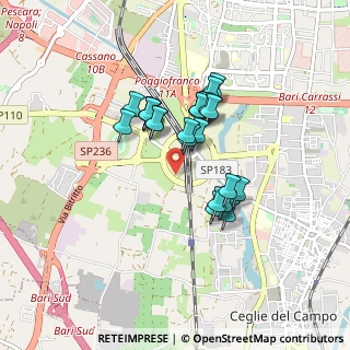 Mappa Strada Torremassimo Chiurla, 70124 Bari BA, Italia (0.72)