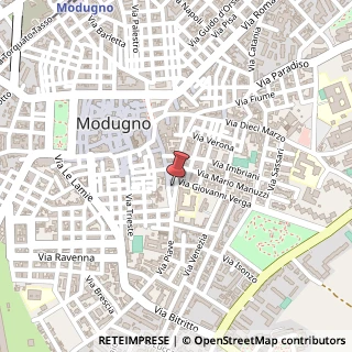 Mappa Piazza Edmondo De Amicis, 9, 70026 Modugno, Bari (Puglia)