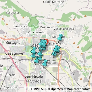 Mappa Via Diciassettesimo Cavalleggeri di Caserta, 81100 Caserta CE, Italia (1.30588)