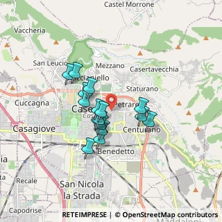 Mappa Via Diciassettesimo Cavalleggeri di Caserta, 81100 Caserta CE, Italia (1.38188)