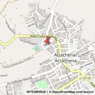 Mappa Via leoncavallo 6, 07021 Arzachena, Sassari (Sardegna)
