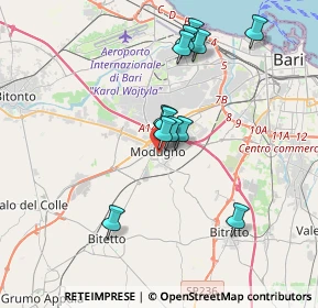 Mappa Piazza Romita Vescovo, 70026 Modugno BA, Italia (3.4425)