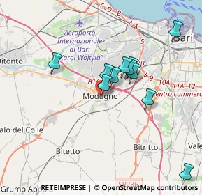 Mappa Piazza Romita Vescovo, 70026 Modugno BA, Italia (3.42364)