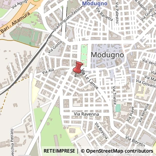 Mappa Via Latina, 10, 70026 Modugno, Bari (Puglia)