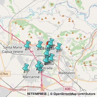 Mappa Via Fratelli Rosselli, 81100 Caserta CE, Italia (3.04333)