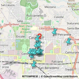 Mappa Via Fratelli Rosselli, 81100 Caserta CE, Italia (1.02143)