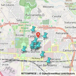 Mappa Via Fratelli Rosselli, 81100 Caserta CE, Italia (0.86545)