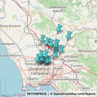 Mappa Via Evangelista Torricelli, 81020 Casapulla CE, Italia (10.097)