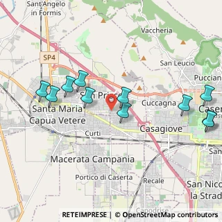 Mappa Via Evangelista Torricelli, 81020 Casapulla CE, Italia (2.37727)
