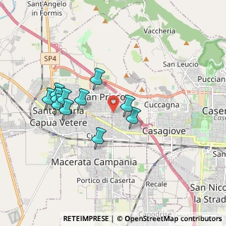 Mappa Via Circumvallazione, 81020 Casapulla CE, Italia (1.81727)