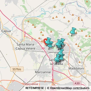Mappa Via 25 Aprile, 81022 Casagiove CE, Italia (3.16455)