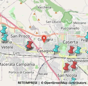 Mappa Via 25 Aprile, 81022 Casagiove CE, Italia (3.15)