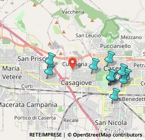 Mappa Via 25 Aprile, 81022 Casagiove CE, Italia (2.25)