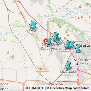 Mappa Via Paisiello G., 81055 Santa Maria Capua Vetere CE, Italia (4.0275)