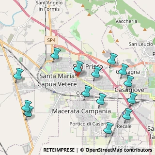 Mappa Centro Polifunzionale Le Corti, 81040 Curti CE, Italia (2.64643)