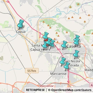 Mappa Centro Polifunzionale Le Corti, 81040 Curti CE, Italia (3.98417)