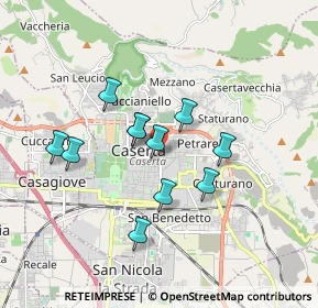 Mappa Viale Raffaello, 81100 Caserta CE, Italia (1.55364)