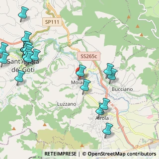 Mappa Via Moiano, 82010 Moiano BN, Italia (3.0565)