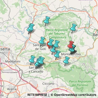 Mappa Via Moiano, 82010 Moiano BN, Italia (7.158)