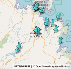 Mappa Via G. di Scanu, 07021 Arzachena SS, Italia (8.688)