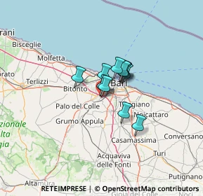 Mappa Strada Vicinale Sottomura, 70026 Modugno BA, Italia (7.35909)