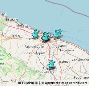 Mappa Strada Vicinale Sottomura, 70026 Modugno BA, Italia (7.93462)