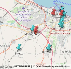 Mappa Strada Vicinale Sottomura, 70026 Modugno BA, Italia (5.52714)