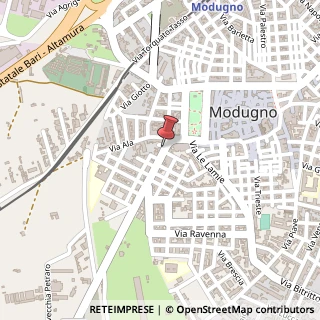 Mappa Via Cesare Battisti, 3, 70026 Modugno, Bari (Puglia)
