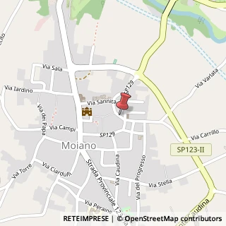 Mappa Via San Sebastiano, 9, 82010 Moiano, Benevento (Campania)