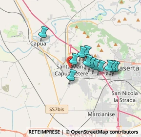 Mappa Via Alberto Martucci, 81055 Santa Maria Capua Vetere CE, Italia (2.81917)