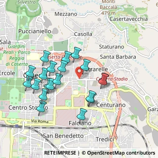 Mappa Via Camillo Golgi, 81100 Caserta CE, Italia (0.9775)