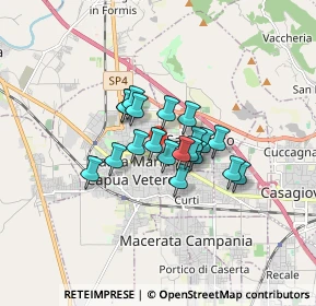 Mappa Via Augusto Righi, 81055 Santa Maria Capua Vetere CE, Italia (1.139)