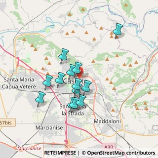 Mappa Via Marcello Fonton, 81100 Caserta CE, Italia (3.19462)