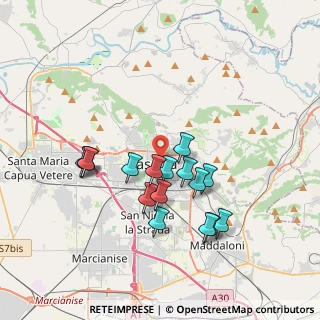 Mappa Via Marcello Fonton, 81100 Caserta CE, Italia (3.51)